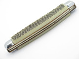 NOS 1980s "Made In China" Snake Skin Stockman Folding Pocket Whittler Knife