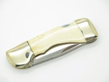 Vtg Frost Cutlery Seizo Imai Seki Japan Bone 4" Folding Lockback Pocket Knife