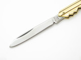 Vtg Things Remembered Seizo Imai Seki Japan Brass Folding Pocket Key Chain Knife
