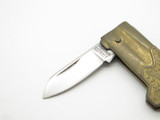 Vtg 1970s Seki Japan Miniature Derringer Pistol Keychain Mini Folding Knife