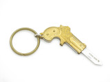 Vtg '70s Seki Japan Miniature Derringer Pistol Keychain Mini Folding Knife