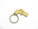 Vtg '70s Seki Japan Miniature Derringer Pistol Keychain Mini Folding Knife