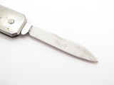 Vtg German Rostfrei Small Single Blade Stainless Folding Pocket Knife