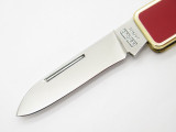 Vintage Kai Cut Seki Japan Red Gentleman Folding Lockback Pocket Knife