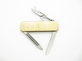 Vtg German Rostfrei Gold Tone Stainless Gentleman Lobster Folding Pocket Knife