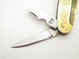 Vtg Estkilstuna Sweden Gold Swiss Army Corkscrew Folding Pocket Knife