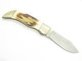 Vtg 1980s Parker Seizo Imai Seki Japan Stag Large Clasp Folding Hunter Knife