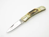 Vtg 1982-1985 Parker & Son Eagle K412 Imai Seki Japan Stag Folding Pocket Knife