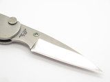 Vtg Rigid Seizo Imai Seki Japan Top Lock Abalone Stainless Folding Pocket Knife