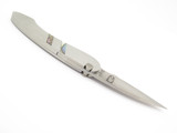 Vtg Rigid Seizo Imai Seki Japan Top Lock Abalone Stainless Folding Pocket Knife