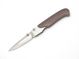 Vtg Rigid RG5 Seizo Imai Seki Japan Top Lock Wood Stainless Folding Pocket Knife