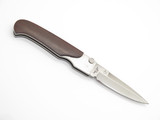 Vtg Rigid RG5 Seizo Imai Seki Japan Top Lock Wood Stainless Folding Pocket Knife