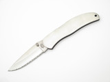 Vtg Parker Benchmade Imai Seki Japan Stainless Folding Lockback Pocket Knife