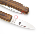 Vtg Parker Seki Japan Seizo Imai Brown Treasury Folding Lockback Pocket Knife