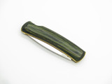 Vtg Parker Seki Japan Seizo Imai Green Treasury Folding Lockback Pocket Knife