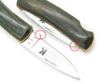 Vtg Parker Seki Japan Seizo Imai Green Treasury Folding Lockback Pocket Knife