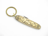 VTG PARKER OUTDOORS WORLD SEKI JAPAN DOG KEYCHAIN GENTLEMAN STAINLESS FOLDING POCKET KNIFE