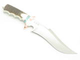 RRR Sub Hilt Elk Stag Fixed Bowie Knife R5 By 1st Buck Custom Maker Leroy Remer