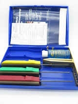 Vintage Gatco Edgemate Knife Sharpening System 3 Stone Clamp Oil Multi Tool Kit
