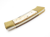 Vtg Gutmann JK250 Seizo Imai Seki Japan Five Star Folding Hunter Lockback Knife