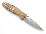 Mcusta Seki Japan MC-182G Nobunaga Samurai Yellow & SPG2 San Mai Folding Knife