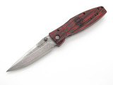 Mcusta Seki Japan MC-183D Ieyasu Samurai VG-10 Red Damascus Folding Pocket Knife
