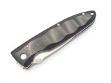 Mcusta Seki Japan MC-17D Classic Wave Black Wood Damascus Folding Pocket Knife