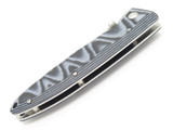 Mcusta Seki Japan MC-10D Classic Wave Blue Micarta Damascus Folding Pocket Knife