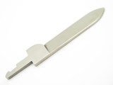 Vtg Schrade Rogers Blade Changer Satin Drop Point Knife Blade Blank Making Part