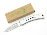 Elk Ridge ER-124S Stainless Steel 4.5" Folding Lockback Pocket Knife
