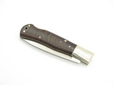 Vtg Athro Seki Japan Jess Horn Design Dark Wood Folding Lockback Pocket Knife