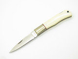 Vtg Athro Seki Japan Jess Horn Design Micarta Folding Lockback Pocket Knife