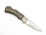 Vtg Parker Seizo Imai Seki Japan Sample Etched 3.5" Folding Lockback Knife