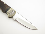 Vtg Parker Seizo Imai Seki Japan Sample Etched 3.5" Folding Lockback Knife