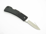 Vtg Parker Seizo Imai Seki Japan Black Stainless Folding Lockback Pocket Knife
