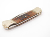 Vtg 1980s Parker Eagle Brand Seki Japan Bone Folding Lockback Pocket Knife