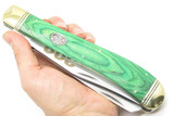 Remington R11917 Giant Trapper Folding Knife Green 200th Anniversary Limited