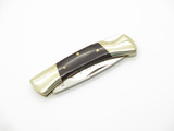 Vtg Explorer Squire I Seizo Imai Seki Japan Brown Micarta Folding Lockback Knife