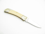 Vtg Joy Five Star SAB Umetaro Seki Japan Micarta Folding Lockback Pocket Knife