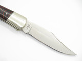 Vtg Explorer Custom 11-375 Seki Japan Wood Folding Hunter Lockback Knife