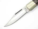 Vtg Explorer Custom 11-375 Seki Japan Wood Folding Hunter Lockback Knife