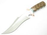 RRR Sub Hilt Micarta Fixed Bowie Knife R5 by 1st Buck Custom Maker Leroy Remer