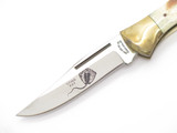 Vtg Parker Wallace Cut Co Imai Seki Japan Stag Folding Hunter Lockback Knife SNP