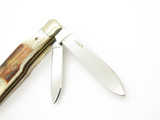 Vtg Swanner Ohio Parker Seki Japan IMA Gunstock Jack Stag Folding Pocket Knife