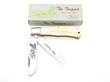 Vtg Parker Cut Co. Seizo Imai Seki Japan Wildlife Folding Trapper Pocket Knife