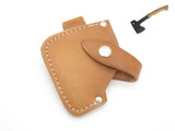 Custom USA 3.125" Blade Leather Camp Axe Hatchet Camping Fixed Knife Sheath