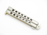 Vintage 1980s C Jul Herbertz Rostfrei Stainless 4" Folding Balisong Butterfly Knife By Tak Fukuta Seki Japan