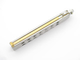Vintage 1980s C Jul Herbertz Rostfrei Stainless 4" Folding Balisong Butterfly Knife By Tak Fukuta Seki Japan