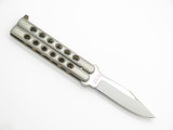 Vintage 1980s Valor Tak Fukuta Seki Japan Stainless 3.5" Folding Balisong Butterfly Knife
