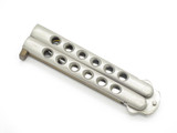 Vintage 1980s Valor Tak Fukuta Seki Japan Stainless 3.5" Folding Balisong Butterfly Knife